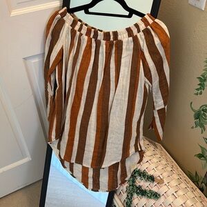 FAITHFULL THE BRAND off the shoulder Devin top